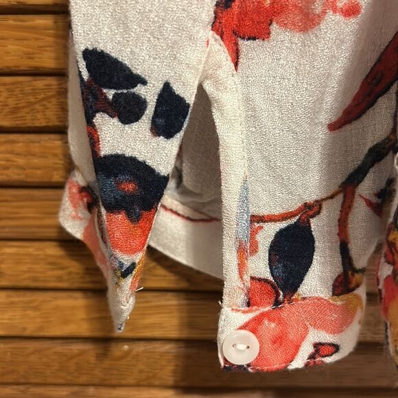 Lucky Brand 100% Viscose Boho floral top - Picture 5 of 6